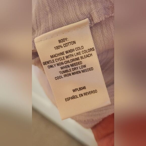 INC International Concept M Lavender ShrtSlv Pocket 100% Cotton  Polo Men Shirt - Picture 5 of 6